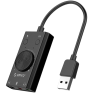 Orico SC2- BK External Stereo Sound Card -Usb 2.0 image
