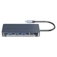 Orico WB-6TS-GY-BP Type C 6 In 1 Hub image