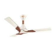 Orient 56 Inch Wendy Ceiling Fan Pearl White - Walnut