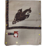 Original Kashmiri Pashmina Pure Wool Gents/Men Shawl in Medium Border image