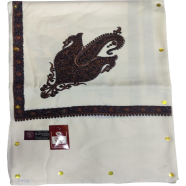 Original Kashmiri Pashmina Pure Wool Gents/Men Shawl In Medium Border image