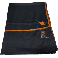 Original Kashmiri Poshmina Gents Shawl - Black icon