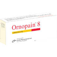 Ornopain 8 mg Tablet 10's Strip image