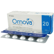 Ornova 20mg Tablet 10's Strip image
