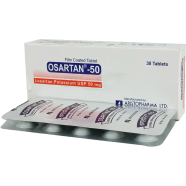 Osartan 50 mg Tablet 10's Strip image