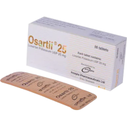 Osartil 25 mg Tablet 10's Strip image