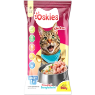 Oskies Adult Dry Cat Food - Chicken 500g | Dry Cat Food image