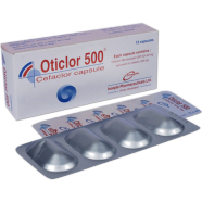 Oticlor 500 mg Capsule 4's pack image