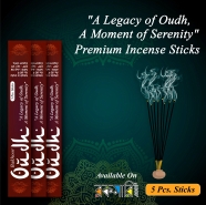 Oudh Bakhoor Premium Incense Sticks – Royal Arabian Fragrance image