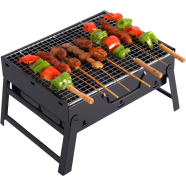 Outdoor Portable BBQ Stove - Black 17inch image