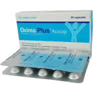 Oxima Plus Acucap 110 mcg 50 mcg Inhalation Capsule 10's Strip image