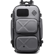 Ozuko 9309L Designer Luxury Travel Bags Luggage Mochilas Tacticas Militar Antirrobo Backpack (Gray) image