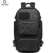 Ozuko 9309 Designer Luxury Travel Bags Luggage Mochilas Tacticas Militar Antirrobo Usb Hiking Backpack Bag (52*28*24cm 2.4 kg Without Waist Bag) image