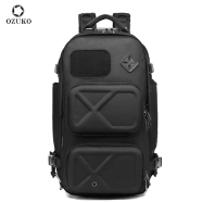 Ozuko 9309 Designer Luxury Travel Bags Luggage Mochilas Tacticas Militar Antirrobo Usb Hiking Backpack Bag ( 48*27*18cm 1.8 kg) image