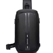 Ozuko 9315 Single Shoulder Sling Crossbody Bag (Black) image