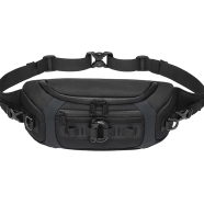 Ozuko 9530 Fashionable Waist Crossbody Bag (Black) image