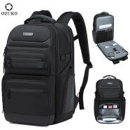 Ozuko 9772 Fashion Travel Back Pack Bag High Capacity Travel 15.6 Inches Laptop Waterproof Business Backpacks For Men (50*25*32cm 1.9kgs) image