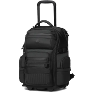 Ozuko 9820 Unisex Rolling Laptop Bag 13 Inch Wheeled Trolley Bag Swivel Casters Tsa Approved Carry Locking Handle Pulleys (48*25*34cm 2.8kgs) image