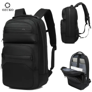 Ozuko 9849 Unisex Waterproof Business Laptop Bag 15.6 Inches Zipper Backpack Closure For School Travel Bag Outdoor Leisure (48*15*35cm 1 kg) image