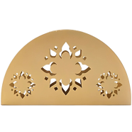 PH Intricate Floral Design Metal Tissue Holder image