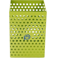 PH Metal Parrot Green Dotted Square Pen Holder image