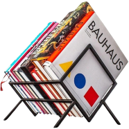 PH Metalic Book Stand | Simple Metal Book Stand Bookshelf image