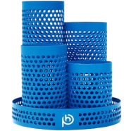 PH Navy Blue Multi-Round Metal Pen Holder image
