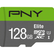 PNY Elite Class 10 U1 128GB Micro SD Memory Card image