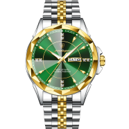 POEDAGAR 674 Watch for Man Elegant Date Week Waterproof Luminous Men Watch Quartz Stainless Steel Sports Men's Watches image