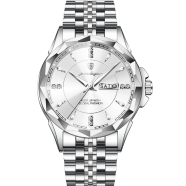POEDAGAR 674 Watch for Man Elegant Date Week Waterproof Luminous Men Watch Quartz Stainless Steel Sports Men's Watches image