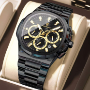 POEDAGAR 834 Luxury Fashion Chronograph Men’s Quartz Watch image