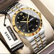 POEDAGAR 872 Quartz Waterproof Luminous Stainless Steel Watches for Men image