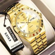 POEDAGAR 872 Quartz Waterproof Luminous Stainless Steel Watches for Men image