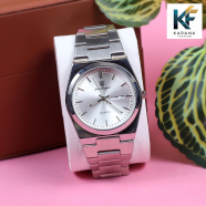 POEDAGAR 930 Business Luminous Analogue Date and Day Dial Stainless Steel Quartz Chain Watch for Man image