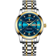 POEDAGAR 936 Fashion Luminous Quartz Watch For Men image