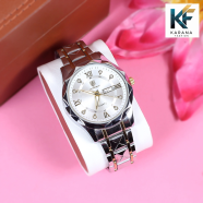 POEDAGAR / Binbond Quartz Stainless Steel Chain Analogue Date and Day Dial Watch For Men image