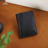 Pa-Your Shoe Classic Black Genuine Leather Card Wallet image