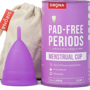 Sirona Pad-Free Periods Menstrual Cup (Large Size) -324725800 image