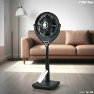 Pakhtun Louver 14-Inch High Speed Pedestal Stand Fan With Remote image