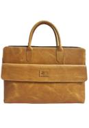 Pale Brown Slim Leather Laptop Bag SB-LB418 icon