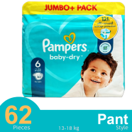 Pampers Baby Dry Pants For 13 18 Kg 62 Pcs Jumbo Pack