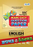 Panjeree Communicative English First and Second Paper - SSC 2026 Test Papers Made Easy (Prosnopotro Uttorpotro) image
