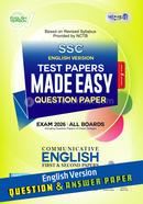 Panjeree Communicative English First Second Papers - SSC 2026 Test Papers Made Easy (Question and Answer Paper) - English Version image
