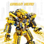 Panlos 12 In 1 Project Mecha 1 To 25 CITY Building Bricks Kids Toy image