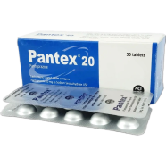 Pantex 20 Mg Tablet 10'S Strip image