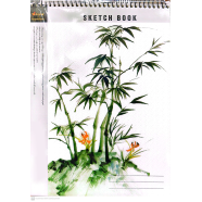 Papertree Spiral Sketch Book Cardtige Paper Khata With Colorful Hard Cover A4 (27cm x 19.6cm) image