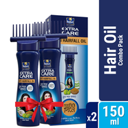 Parachute Hair Oil Anti Hairfall Oil Extra Care 150ml (Root Applier) Pack of 2 (150ml X 2) image