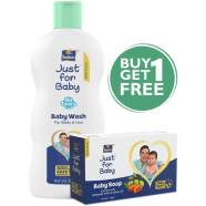 Parachute Just for Baby - Baby Wash 200ml (Baby Soap 75g Free) image