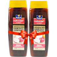 Parachute Naturale Shampoo Onion Advanced Hair Fall Control Pack of 2 Combo image