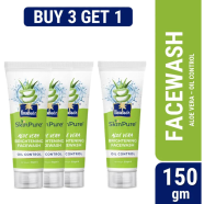Parachute SkinPure Aloe Vera Brightening Facewash (Oil Control) 50gm (Buy 3 Get 1 Free) image